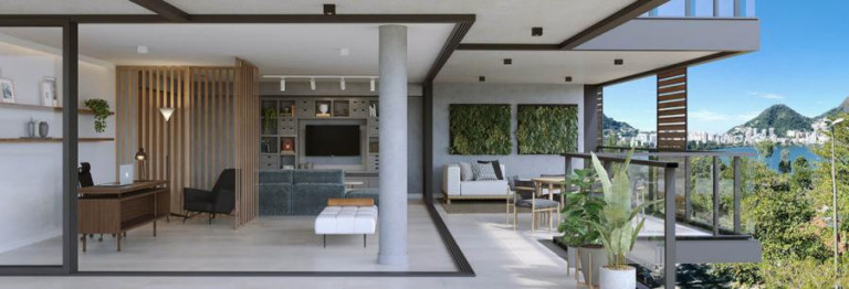 Imagem Apartamento com 4 Quartos à Venda, 213 m² em Lagoa - Rio De Janeiro