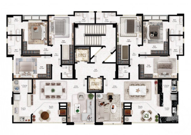 Imagem Apartamento com 3 Quartos à Venda, 117 m² em Meia Praia - Itapema Imagem Apartamento com 3 Quartos à Venda, 117 m² em Meia Praia - Itapema