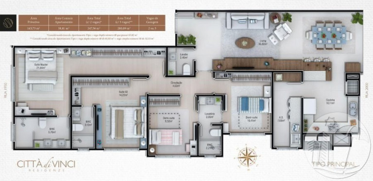 Imagem Apartamento com 4 Quartos à Venda, 144 m² em Centro - Balneário Camboriú