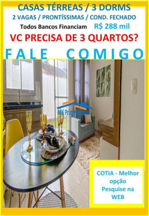 Imagem Casa de Condomínio com 3 Quartos à Venda, 110 m² em Chácara Tropical (caucaia Do Alto) - Cotia