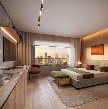 Imagem Apartamento com 1 Quarto à Venda, 26 m² em Alto Da Boa Vista - São Paulo