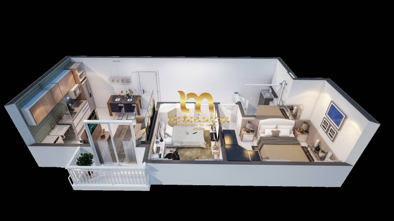 Imagem Apartamento à Venda, 46 m² em Parque São Vicente - São Vicente Imagem Apartamento à Venda, 46 m² em Parque São Vicente - São Vicente