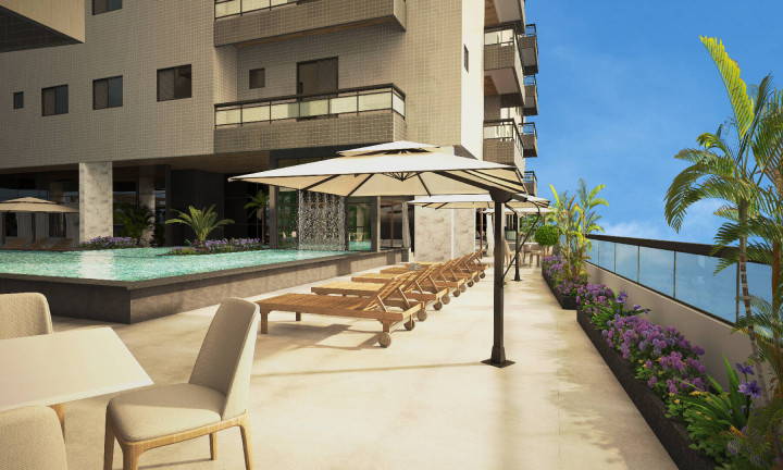Imagem Apartamento com 2 Quartos à Venda, 109 m² em Canto Do Forte - Praia Grande