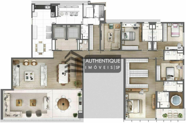 Imagem Apartamento com 4 Quartos à Venda, 343 m² em Vila Olímpia - São Paulo Imagem Apartamento com 4 Quartos à Venda, 343 m² em Vila Olímpia - São Paulo