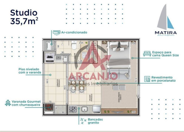 Imagem Apartamento com 1 Quarto à Venda, 35 m² em Pereque Açu - Ubatuba