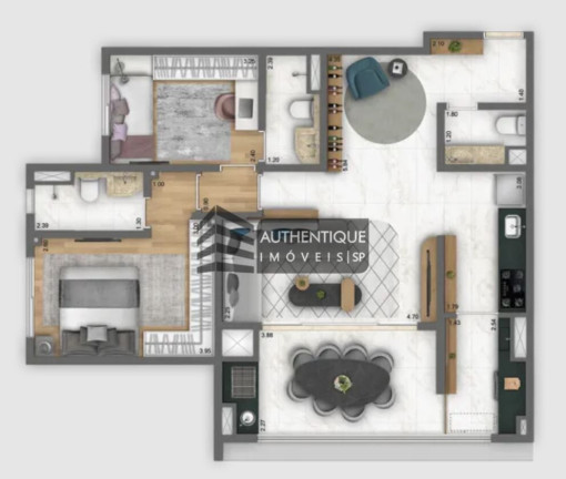 Imagem Apartamento com 2 Quartos à Venda, 71 m² em Mooca - São Paulo