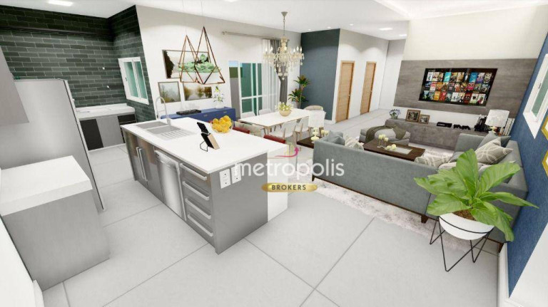 Apartamento com 2 Quartos à Venda, 42 m² em Parque Das Nações - Santo André