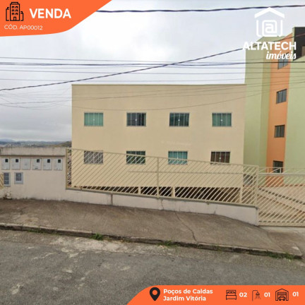 Apartamento com 2 Quartos à Venda, 60 m² em Jardim Vitória - Poços De Caldas
