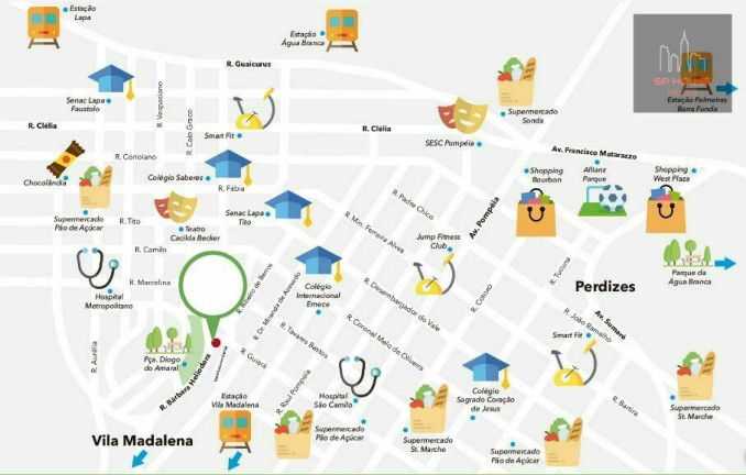 Imagem Apartamento com 2 Quartos à Venda, 58 m² em Pompeia - São Paulo