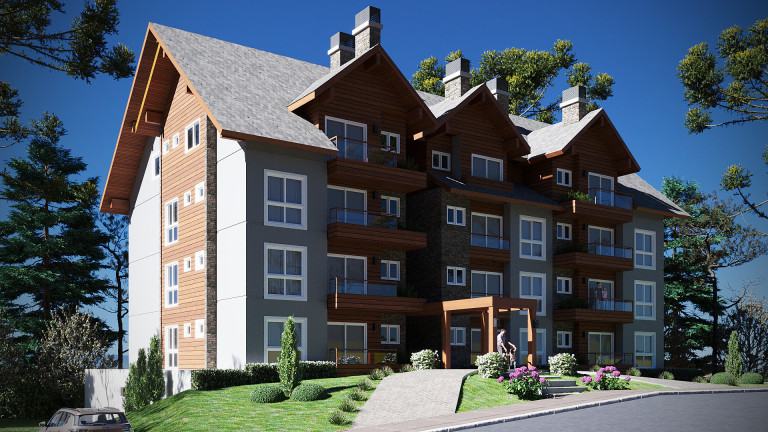 Imagem Apartamento com 2 Quartos à Venda, 77 m² em Av. Central - Gramado Imagem Apartamento com 2 Quartos à Venda, 77 m² em Av. Central - Gramado