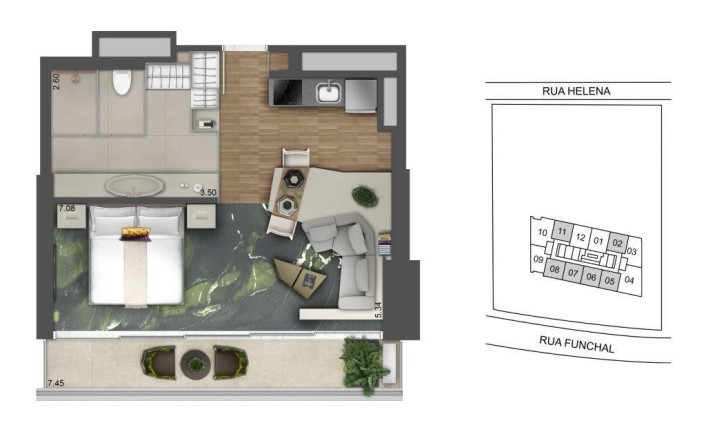 Imagem Imóvel com 1 Quarto à Venda, 53 m² em Vila Olímpia - São Paulo
