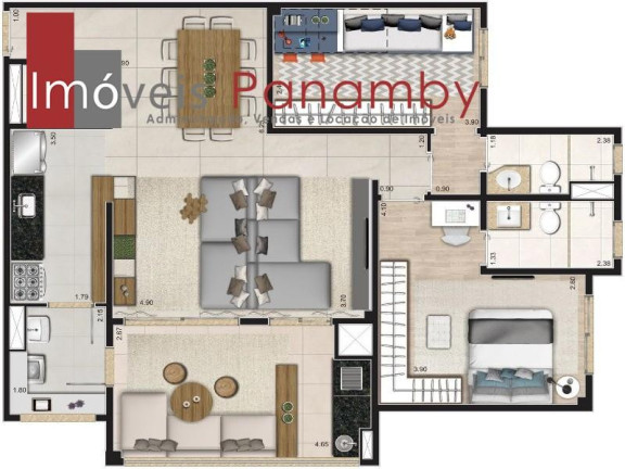 Imagem Apartamento com 3 Quartos à Venda, 93 m² em água Branca - São Paulo Imagem Apartamento com 3 Quartos à Venda, 93 m² em água Branca - São Paulo
