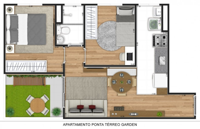 Imagem Apartamento com 1 Quarto à Venda, 33 m² em Jardim Nova Europa - Hortolândia