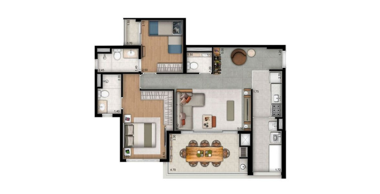 Imagem Apartamento com 3 Quartos para Alugar ou Temporada, 88 m² em Vila Leopoldina - São Paulo Imagem Apartamento com 3 Quartos para Alugar ou Temporada, 88 m² em Vila Leopoldina - São Paulo