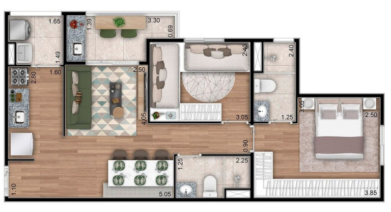 Imagem Apartamento com 2 Quartos à Venda, 57 m² em Aclimação - São Paulo Imagem Apartamento com 2 Quartos à Venda, 57 m² em Aclimação - São Paulo