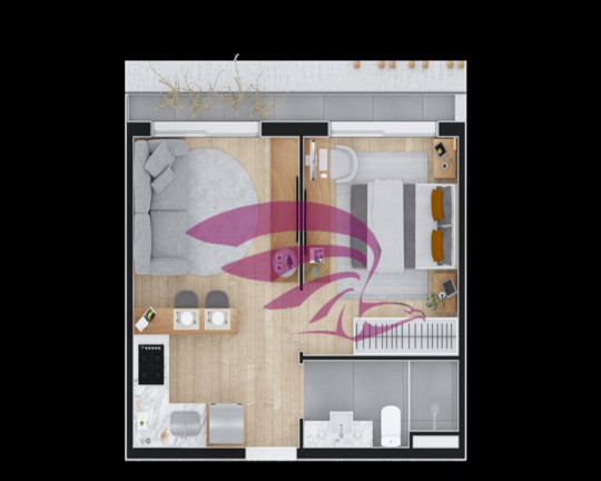 Imagem Imóvel com 1 Quarto à Venda, 49 m² em Batel - Curitiba