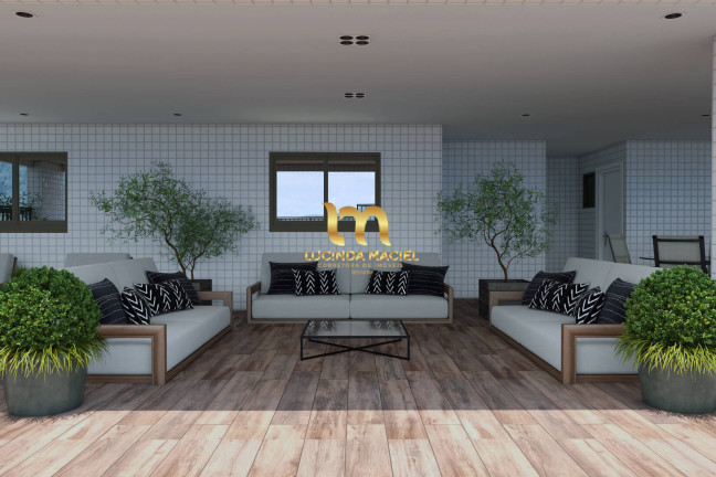 Imagem Apartamento com 3 Quartos à Venda, 127 m² em Canto Do Forte - Praia Grande