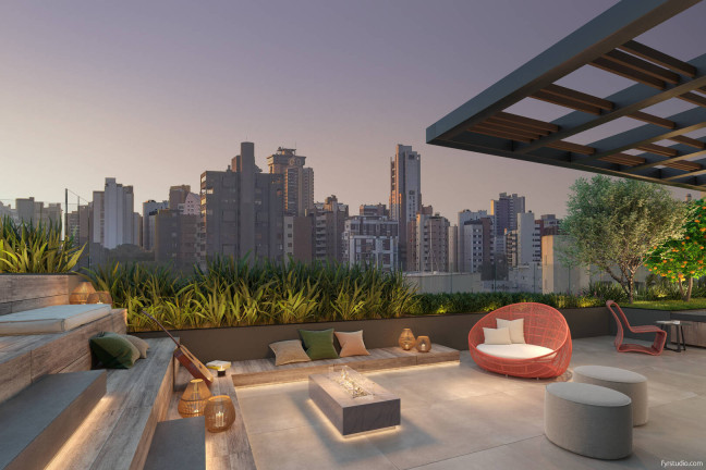 Imagem Apartamento com 1 Quarto à Venda, 34 m² em Batel - Curitiba