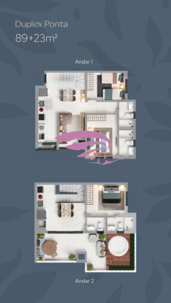 Imagem Imóvel com 2 Quartos à Venda, 49 m² em Bairro Alto - Curitiba