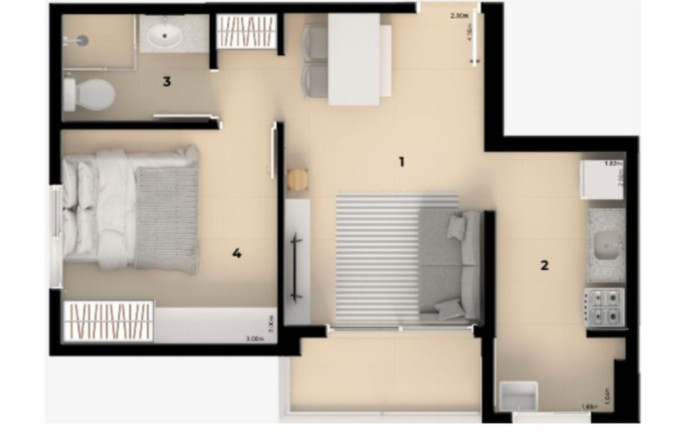 Imagem Apartamento com 1 Quarto à Venda, 42 m² em Santana - São Paulo Imagem Apartamento com 1 Quarto à Venda, 42 m² em Santana - São Paulo