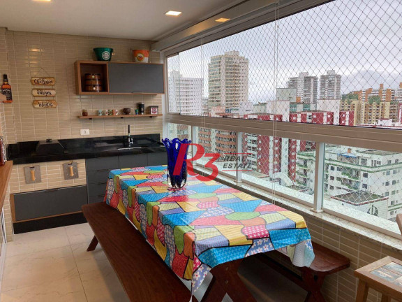 Apartamento com 3 Quartos à Venda, 112 m² em Canto Do Forte - Praia Grande