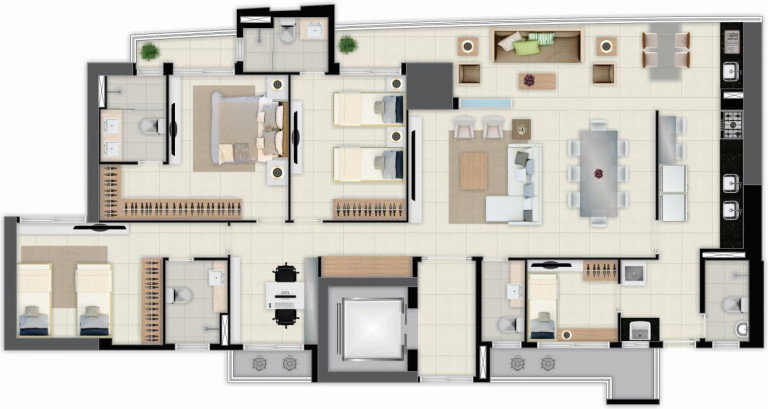 Imagem Apartamento com 3 Quartos à Venda, 153 m² em Meireles - Fortaleza