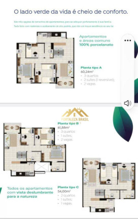 Imagem Imóvel com 3 Quartos à Venda, 60 m² em Maraponga - Fortaleza Imagem Imóvel com 3 Quartos à Venda, 60 m² em Maraponga - Fortaleza