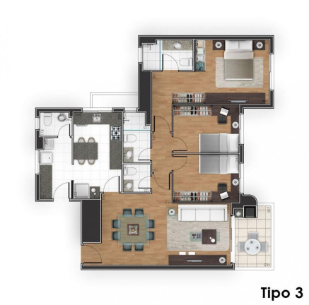 Imagem Apartamento com 3 Quartos à Venda, 106 m² em Juvevê - Curitiba