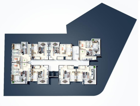 Imagem Apartamento com 1 Quarto à Venda, 46 m² em Caiçara - Praia Grande