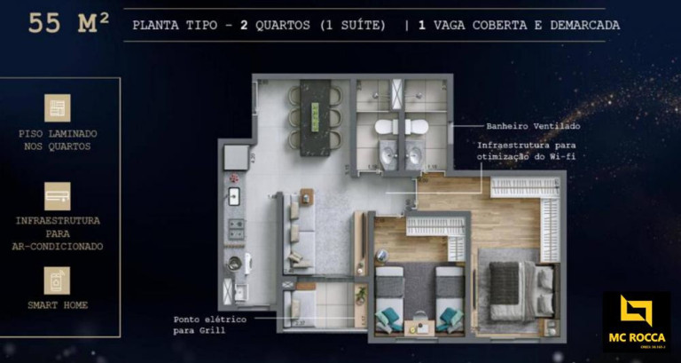 Imagem Apartamento com 2 Quartos à Venda, 55 m² em Rudge Ramos - São Bernardo Do Campo Imagem Apartamento com 2 Quartos à Venda, 55 m² em Rudge Ramos - São Bernardo Do Campo