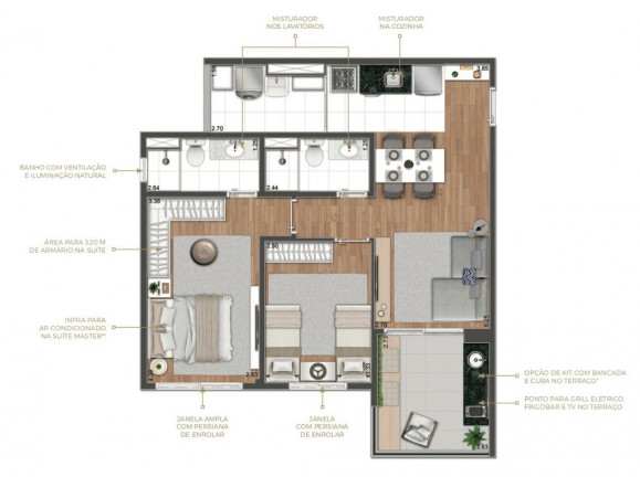 Imagem Apartamento com 4 Quartos à Venda, 145 m² em Santo Amaro - São Paulo