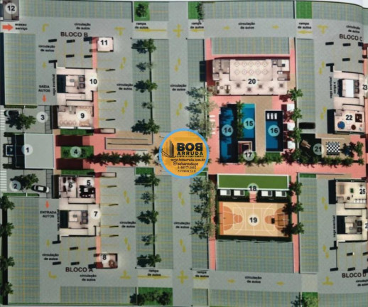 Imagem Apartamento com 3 Quartos à Venda, 69 m² em Jardim Cidade Universitária - João Pessoa