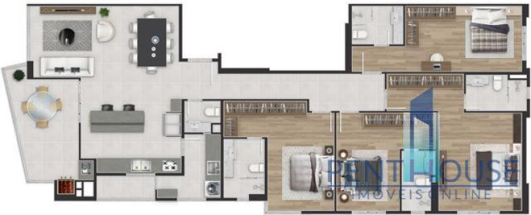 Imagem Cobertura com 4 Quartos à Venda, 326 m² em Centro - Balneário Camboriú