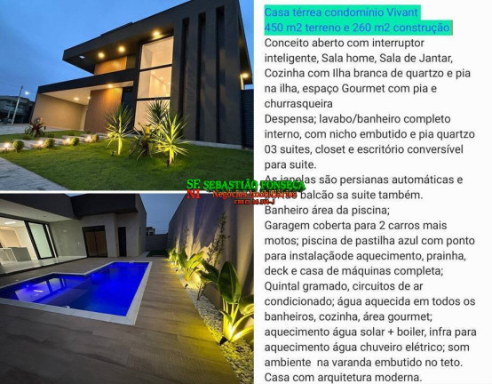 Imagem Casa com 3 Quartos à Venda, 450 m² em Urbanova - São José Dos Campos Imagem Casa com 3 Quartos à Venda, 450 m² em Urbanova - São José Dos Campos