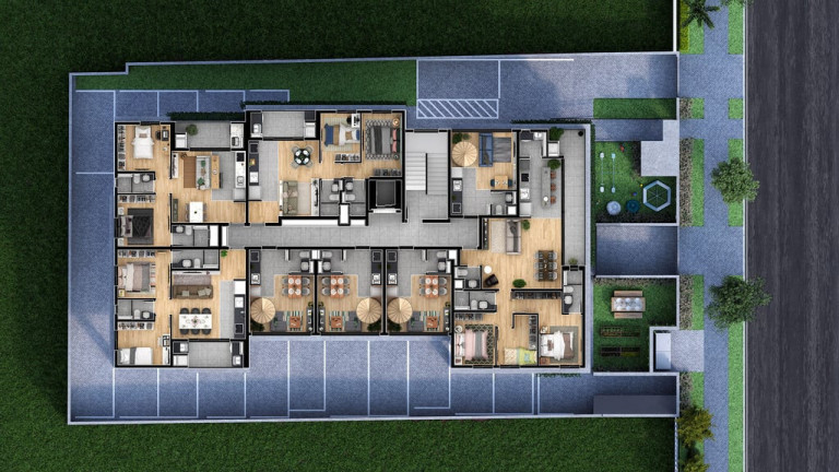 Imagem Flat com 1 Quarto à Venda, 38 m² em água Verde - Curitiba Imagem Flat com 1 Quarto à Venda, 38 m² em água Verde - Curitiba