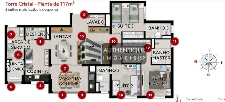 Imagem Apartamento com 3 Quartos à Venda, 117 m² em Centro - São Bernardo Do Campo Imagem Apartamento com 3 Quartos à Venda, 117 m² em Centro - São Bernardo Do Campo
