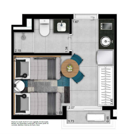 Imagem Imóvel com 1 Quarto à Venda, 17 m² em Perdizes - São Paulo