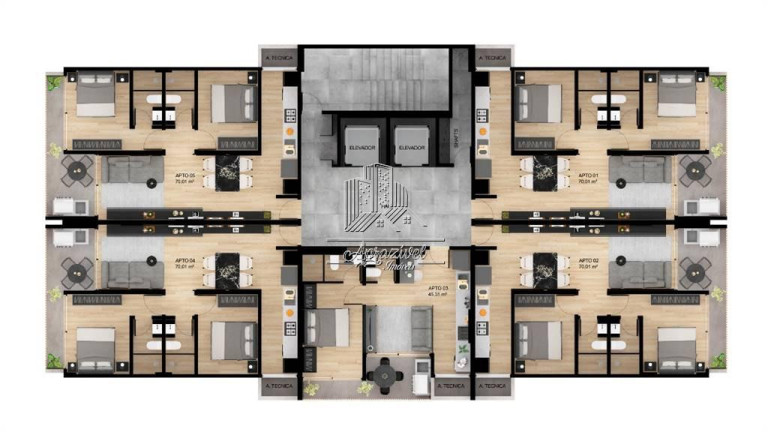 Imagem Apartamento com 2 Quartos à Venda, 70 m² em Canto Do Forte - Praia Grande Imagem Apartamento com 2 Quartos à Venda, 70 m² em Canto Do Forte - Praia Grande