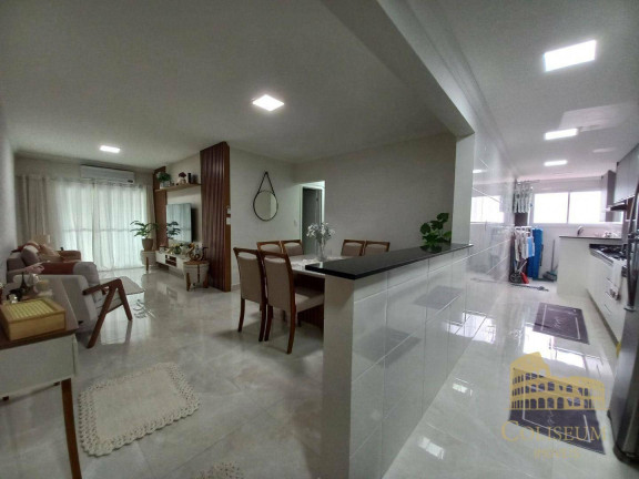 Apartamento com 3 Quartos à Venda, 108 m² em Caiçara - Praia Grande