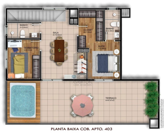 Imagem Apartamento com 3 Quartos à Venda, 237 m² em Camobi - Santa Maria