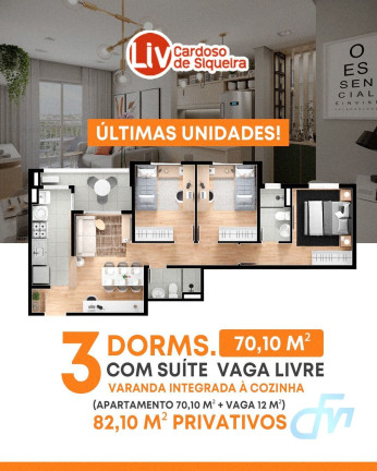 Imagem Apartamento com 3 Quartos à Venda, 70 m² em Vila Oliveira - Mogi Das Cruzes Imagem Apartamento com 3 Quartos à Venda, 70 m² em Vila Oliveira - Mogi Das Cruzes