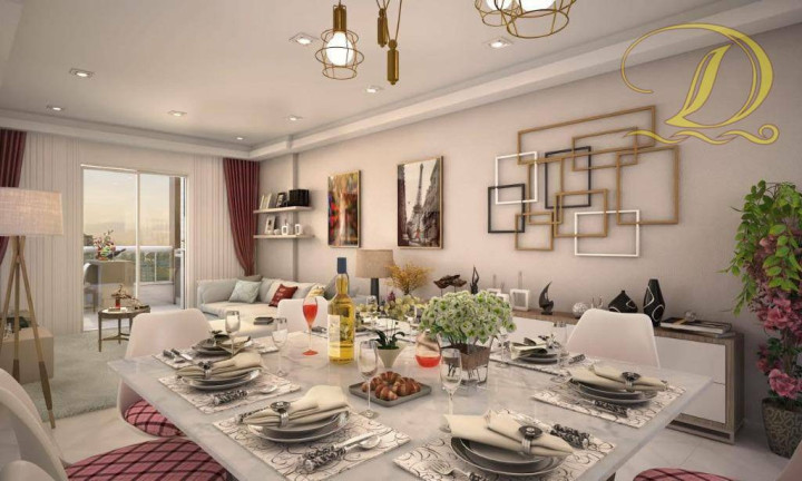 Apartamento com 3 Quartos à Venda, 126 m² em Vila Guilhermina - Praia Grande