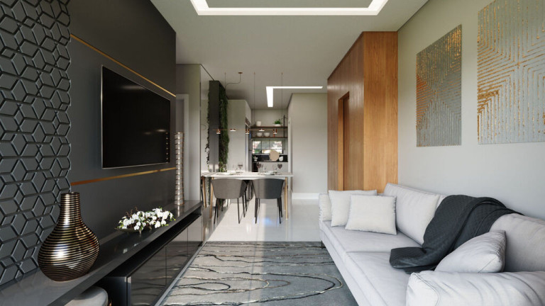 Imagem Apartamento com 2 Quartos à Venda, 60 m² em Perequê - Porto Belo