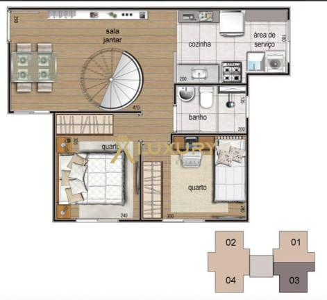 Imagem Imóvel com 2 Quartos à Venda, 54 m² em Diamante (barreiro) - Belo Horizonte