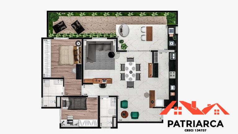 Imagem Apartamento com 3 Quartos à Venda, 83 m² em Santa Terezinha - Paulínia Imagem Apartamento com 3 Quartos à Venda, 83 m² em Santa Terezinha - Paulínia