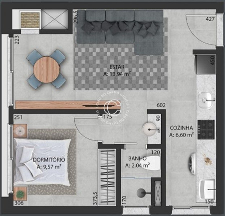 Imagem Apartamento com 1 Quarto à Venda, 66 m² em Camobi - Santa Maria Imagem Apartamento com 1 Quarto à Venda, 66 m² em Camobi - Santa Maria