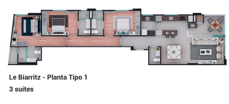Imagem Apartamento com 3 Quartos à Venda, 127 m² em Meia Praia - Itapema