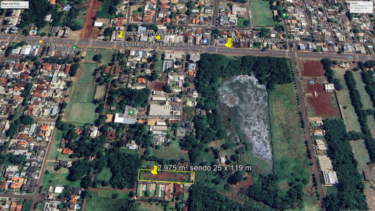 Terreno à Venda, 2.975 m² em São Roque - Foz Do Iguaçu