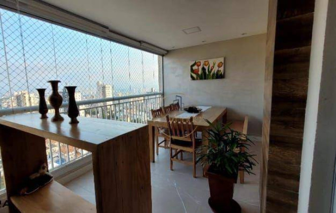 Apartamento com 3 Quartos à Venda, 115 m² em Vila Valparaíso - Santo André