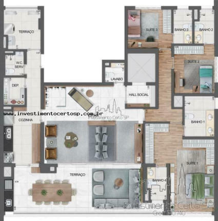Imagem Apartamento com 4 Quartos à Venda, 181 m² em Vila Mariana - São Paulo
